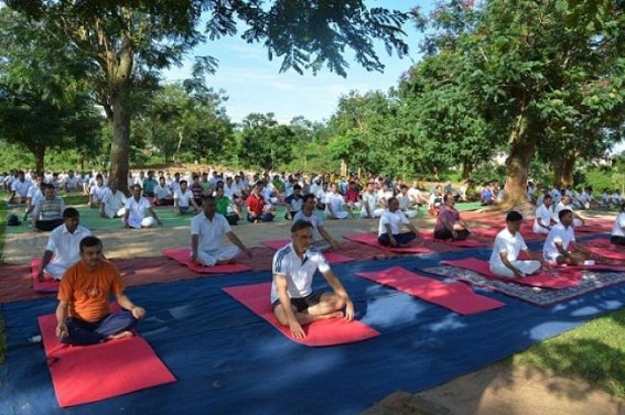 Tripura celebrates yoga day with enthusiasm